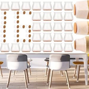 Silicone Chair Leg Floor Protectors 16 Pc New